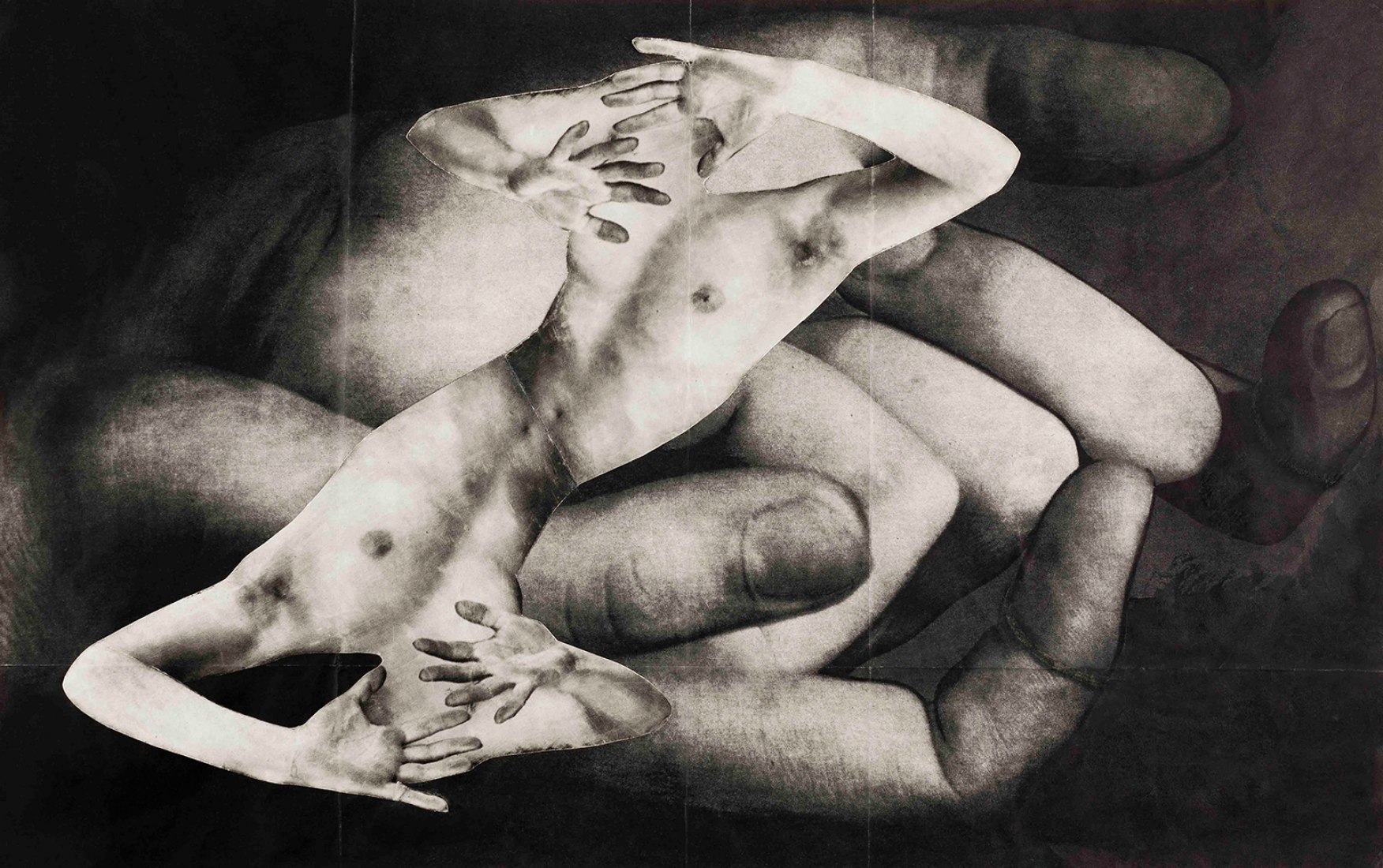 Karel Teige, S. t., 1943. Fotocollage. 