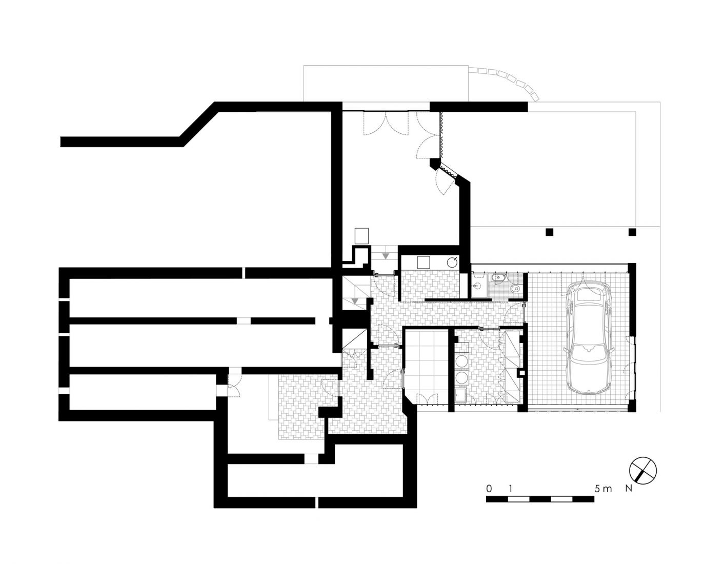 Planta baja. Villa Rossi por G Studio.