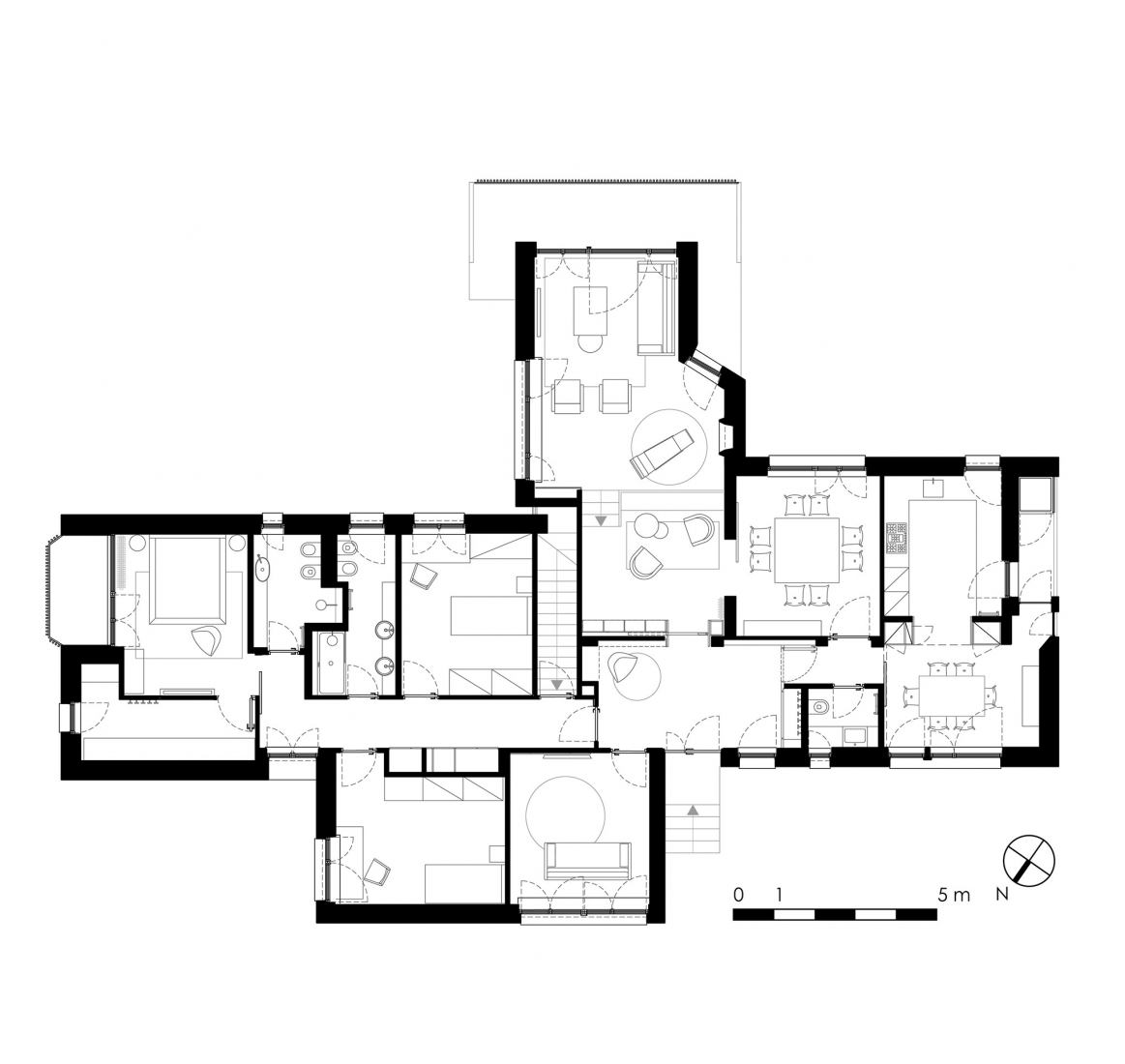 Primera planta. Villa Rossi por G Studio.