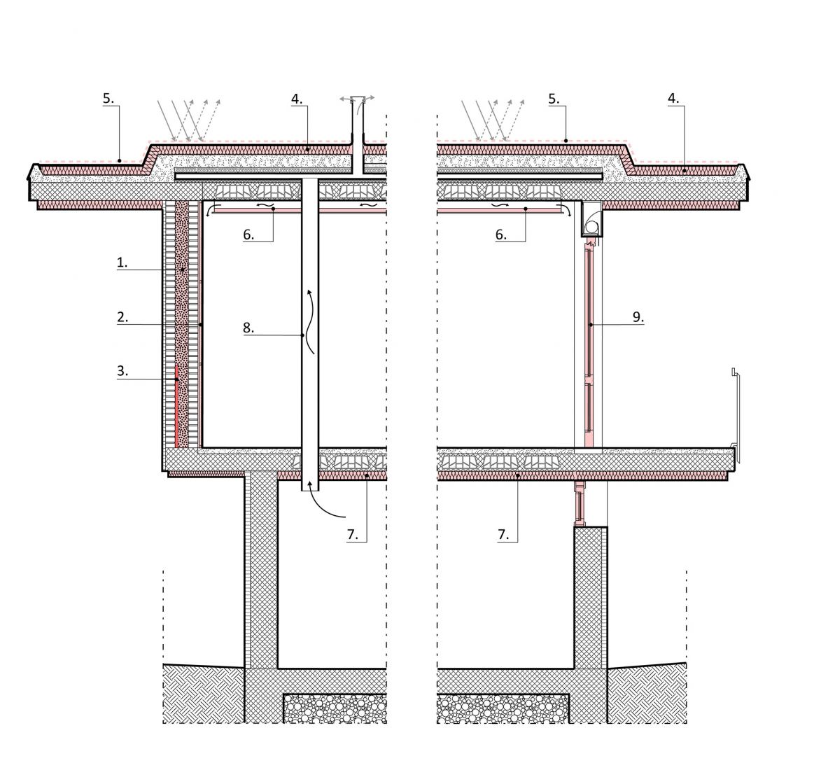 Detalle. Villa Rossi por G Studio.