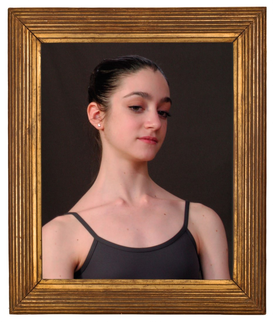 Portrait of Allessia (with frame), 2018 © Gabriella Gerosa, courtesy Ivorypress