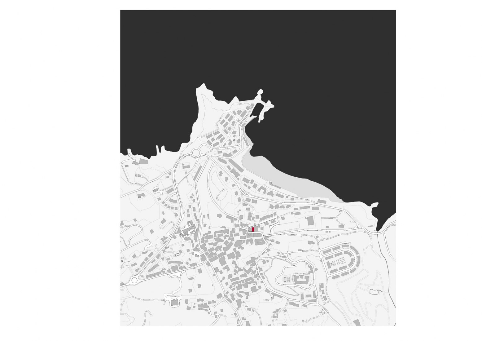 Site Plan. Comillas House by GarciaGerman Arquitectos