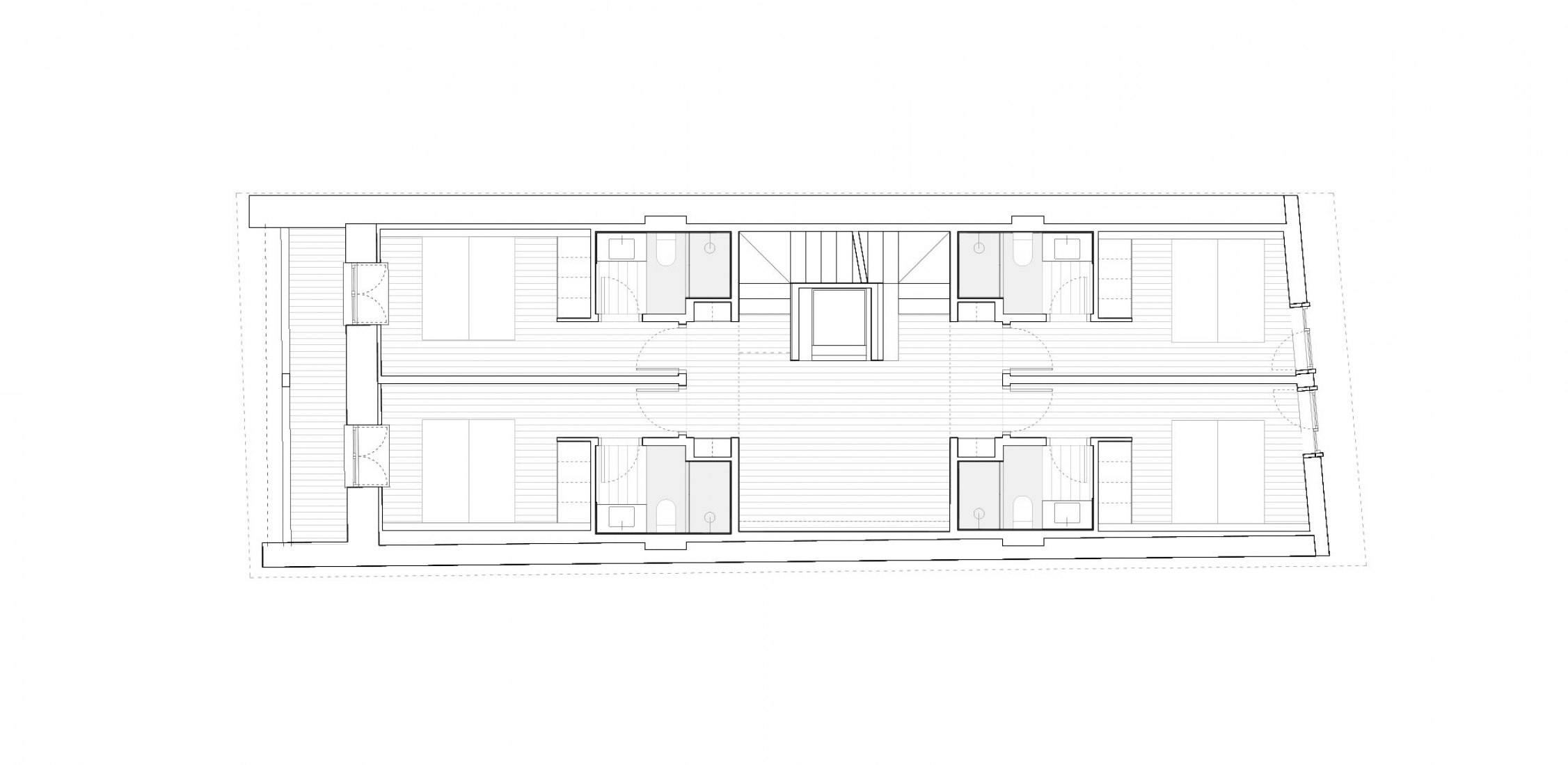 First Floor Plan. Comillas House by GarciaGerman Arquitectos 