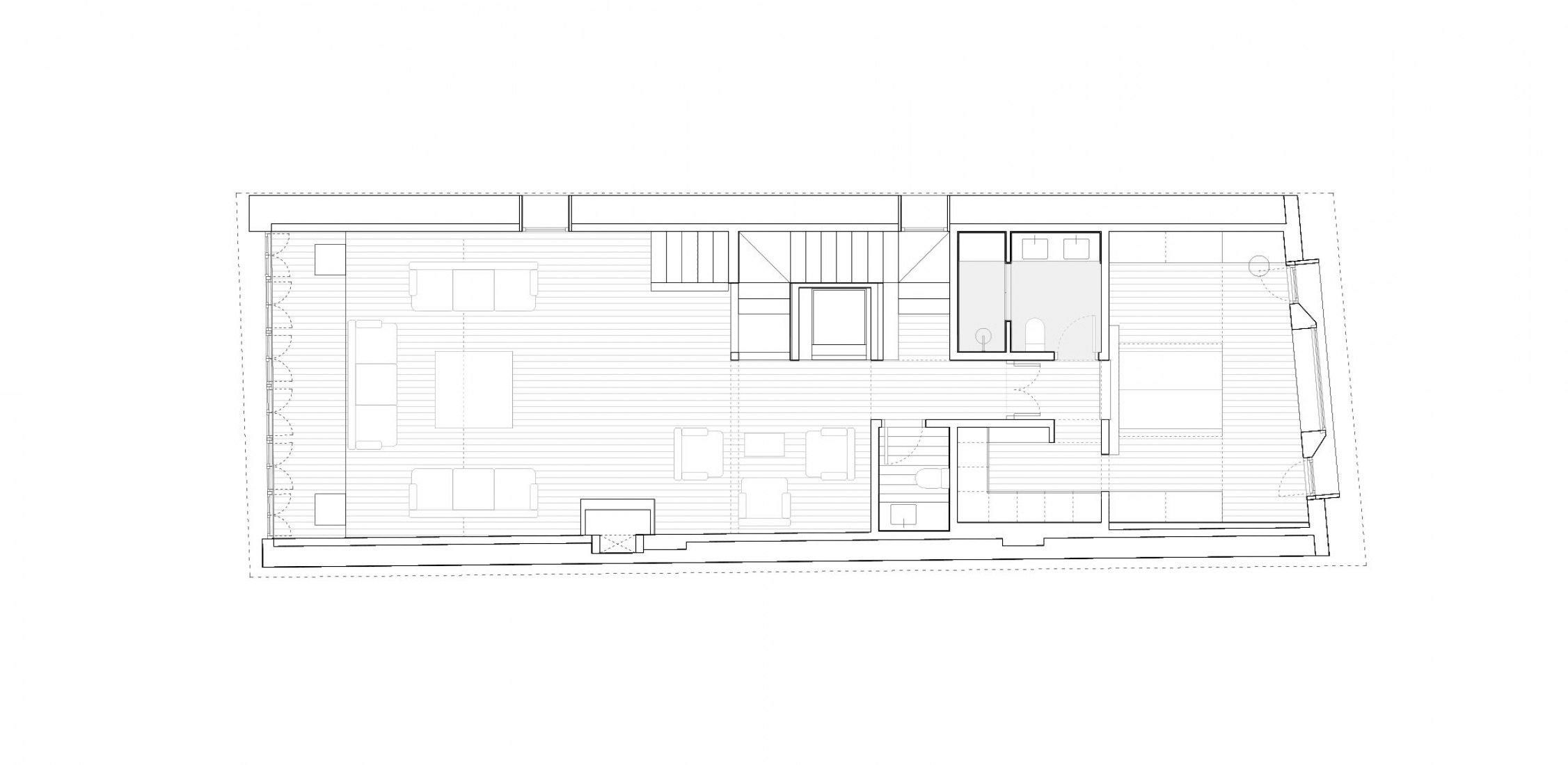 Second Floor Plan. Comillas House by GarciaGerman Arquitectos