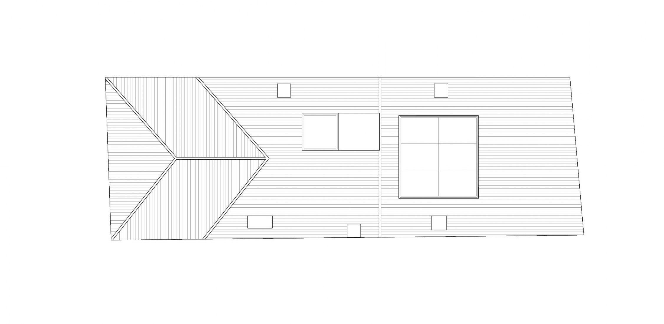 Roof plan. Comillas House by GarciaGerman Arquitectos