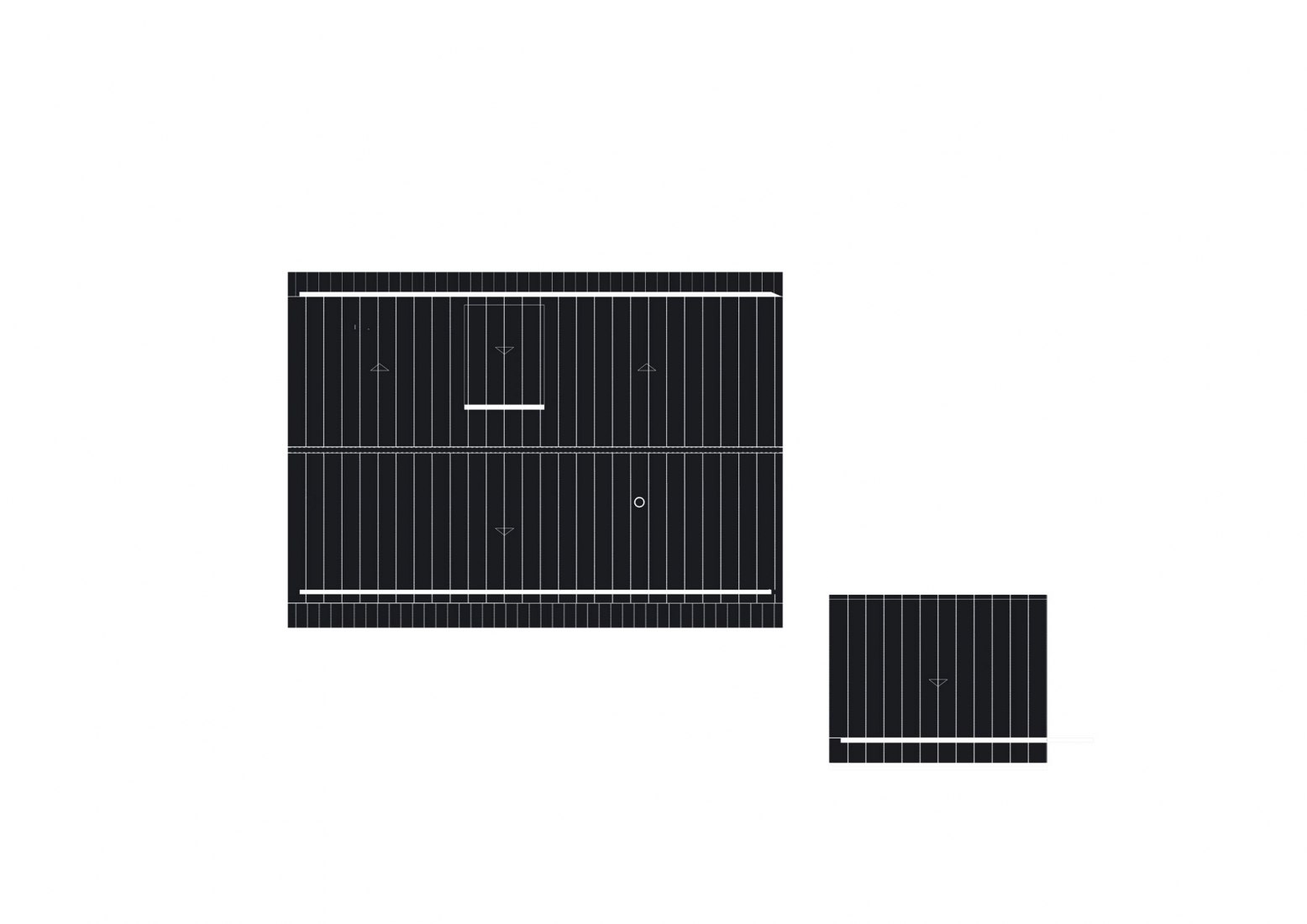 Roof plan. Anaz House by GarciaGerman Architects.