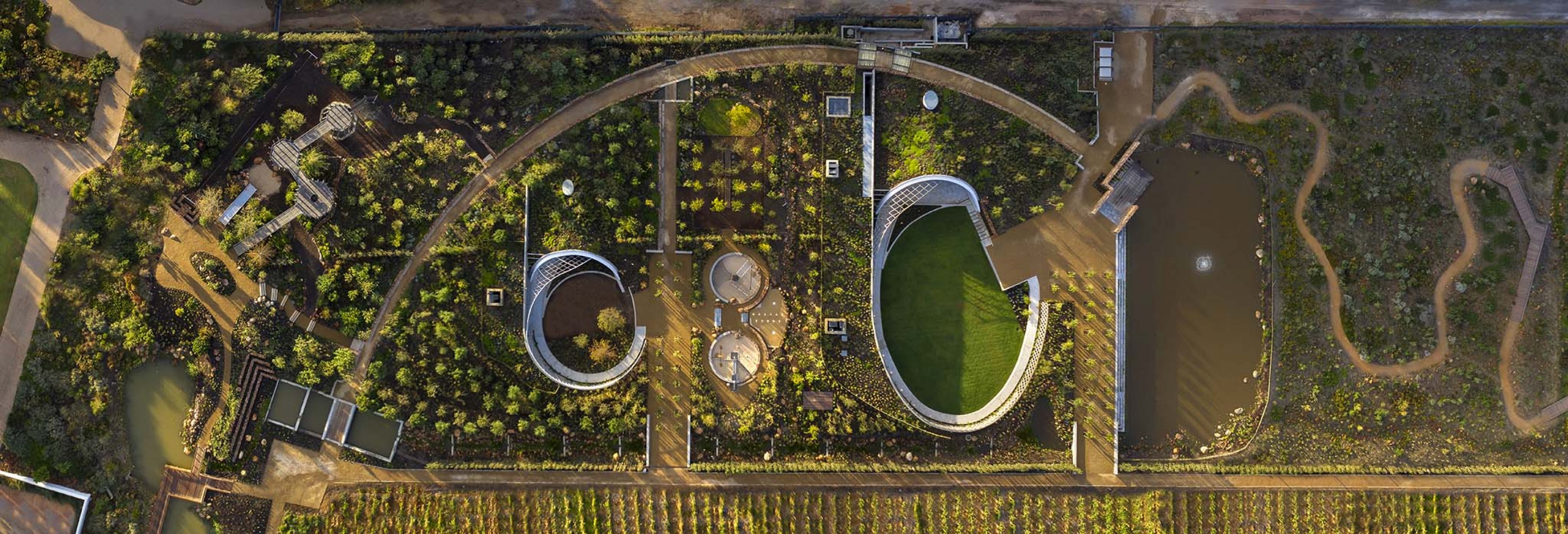 Garden Cafe by Steyn Studio, Meyer & Associates and Square One Landscape Architects. Photograph by Dook
