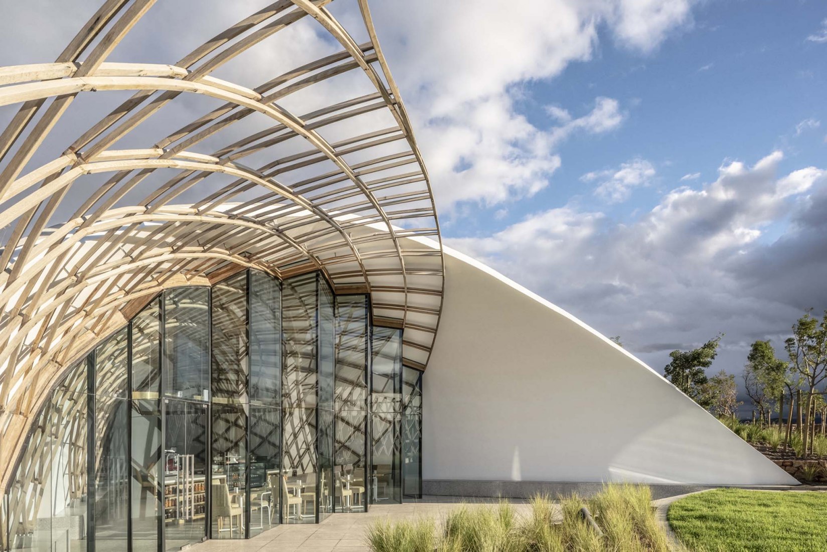 Garden Cafe by Steyn Studio, Meyer & Associates and Square One Landscape Architects. Photograph by Dave Southwood