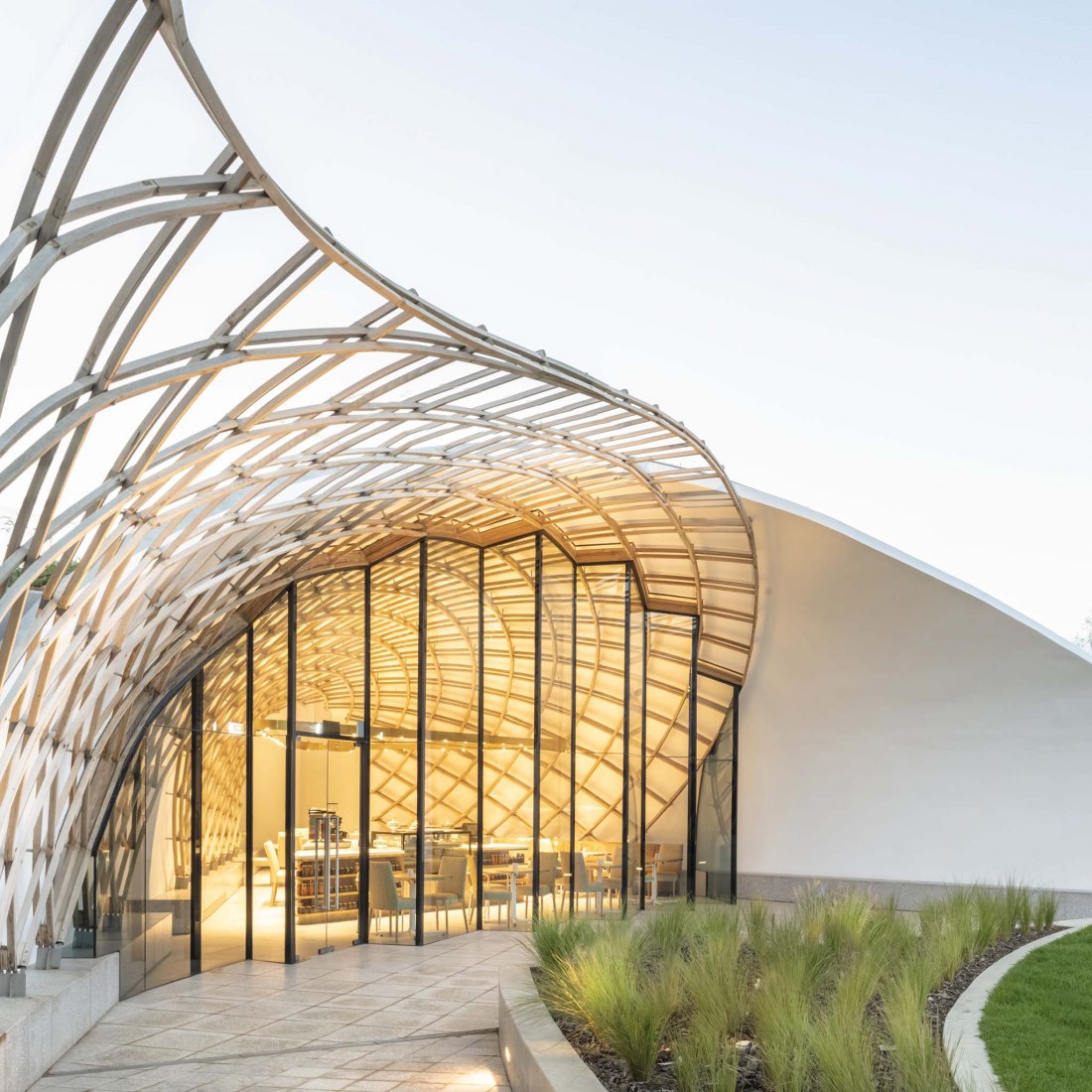 Garden Cafe by Steyn Studio, Meyer & Associates and Square One Landscape Architects. Photograph by Dave Southwood