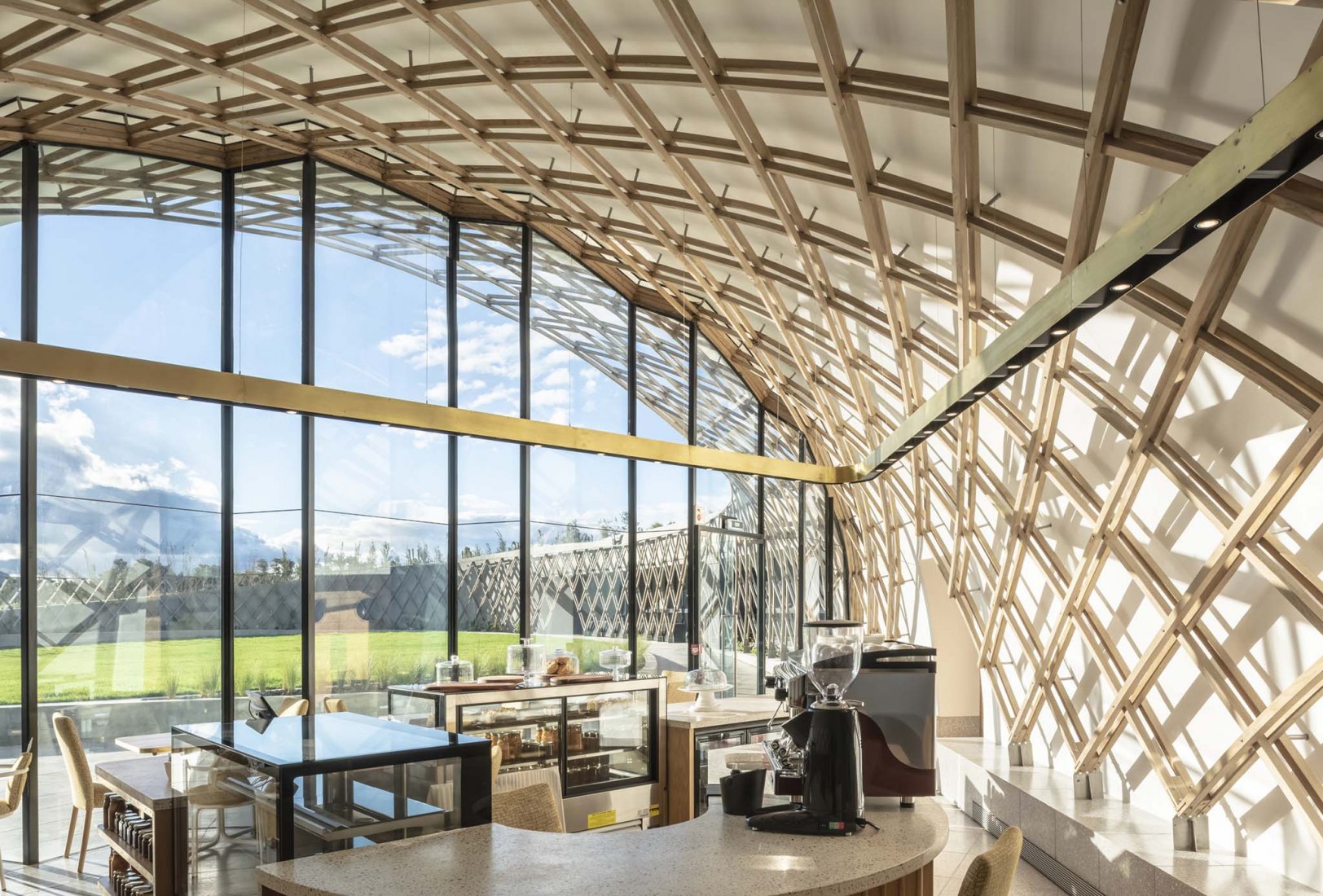 Garden Cafe by Steyn Studio, Meyer & Associates and Square One Landscape Architects. Photograph by Dave Southwood