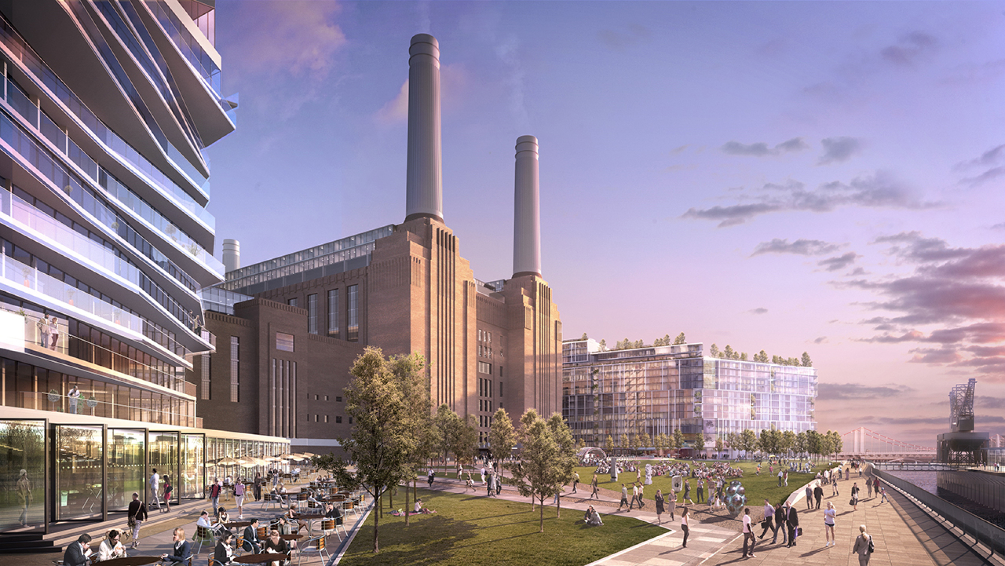 Según sus promotores, los diseños están configurados para potenciar la imagen de la famosa Power Station de ladrillo.