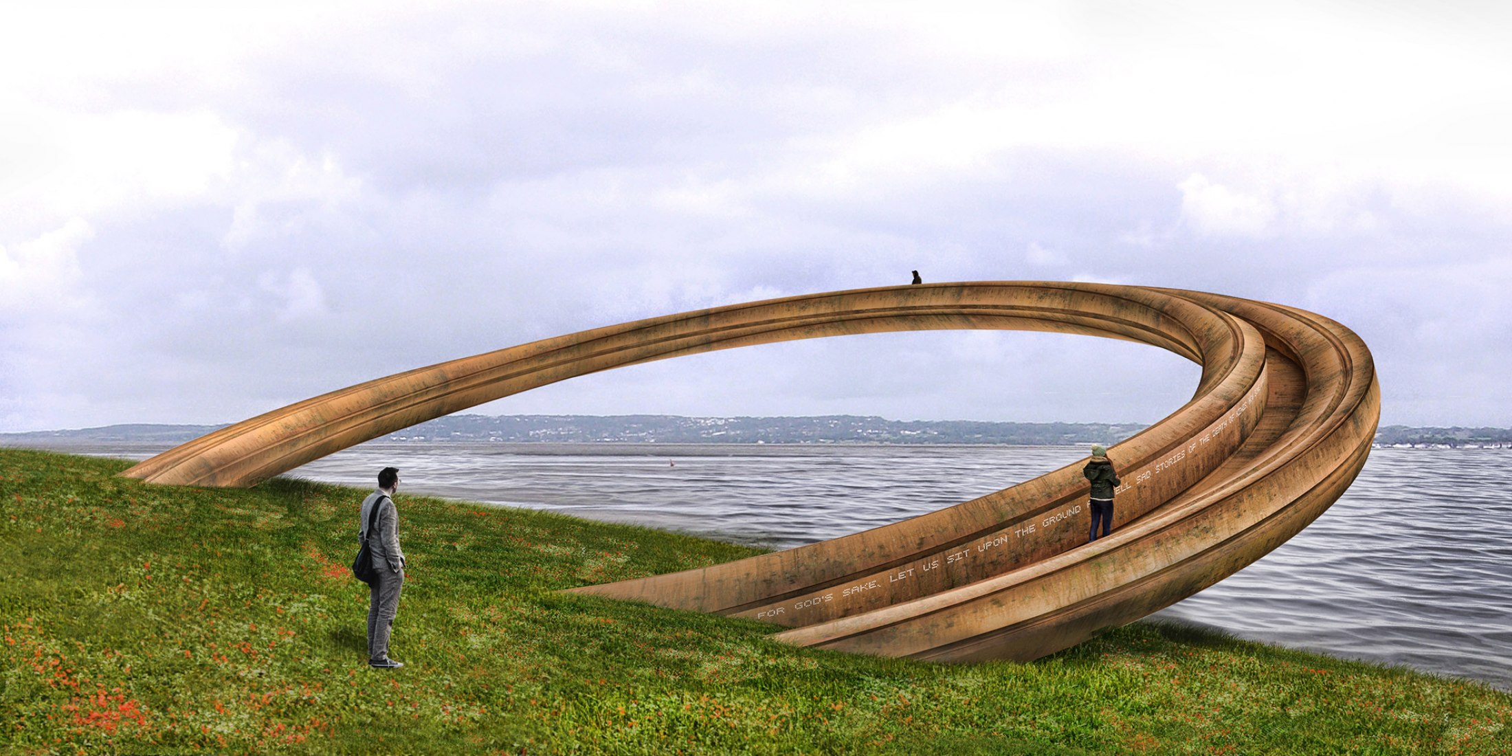 The Iron Ring designed by King Architects wins sculpture contest