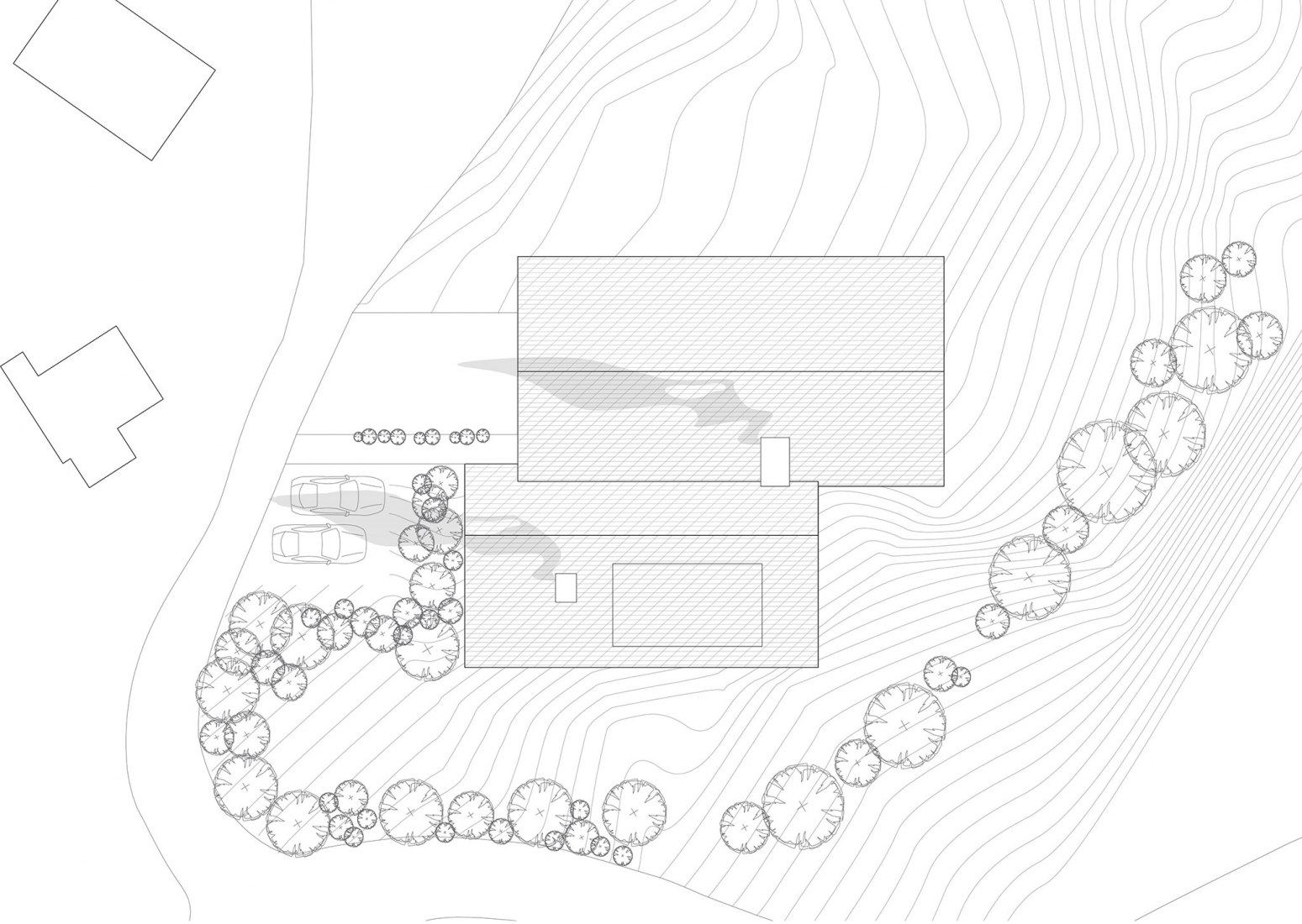 Site plan. Z House by GEZA.