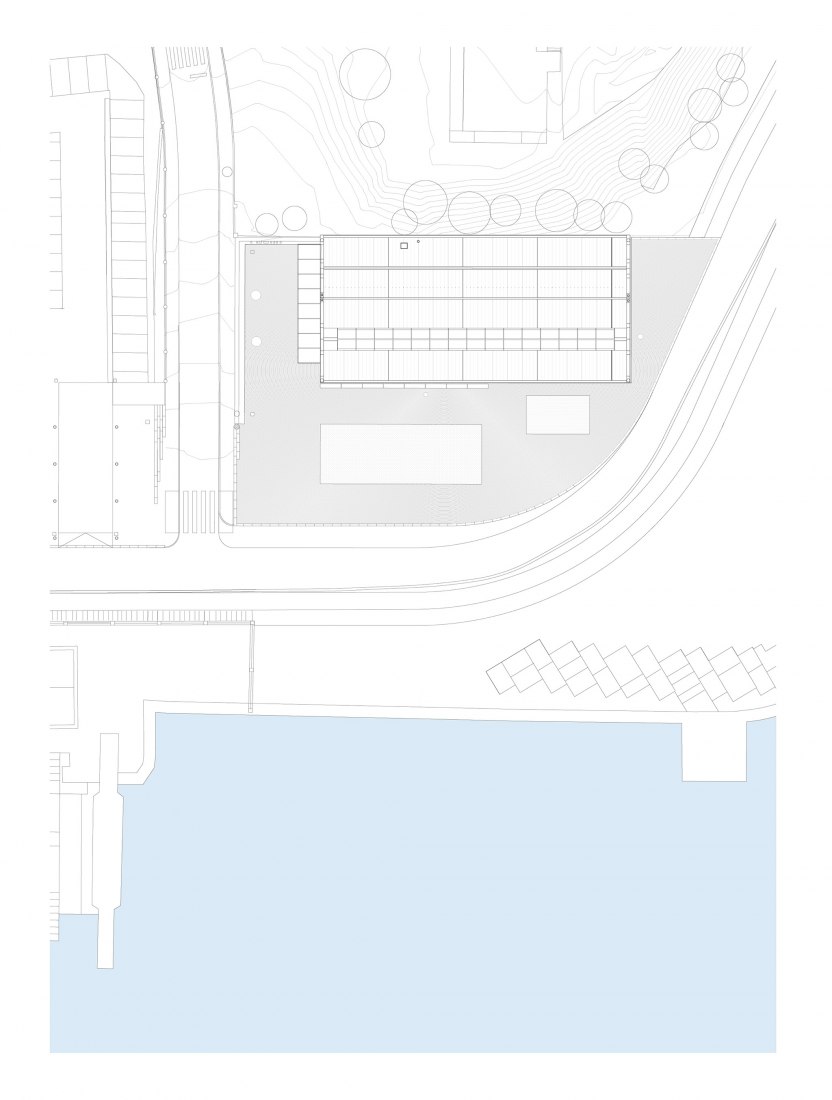 Site plan. Enaire Foundation by GFA2 + Fernández-Abascal and Muruzábal.