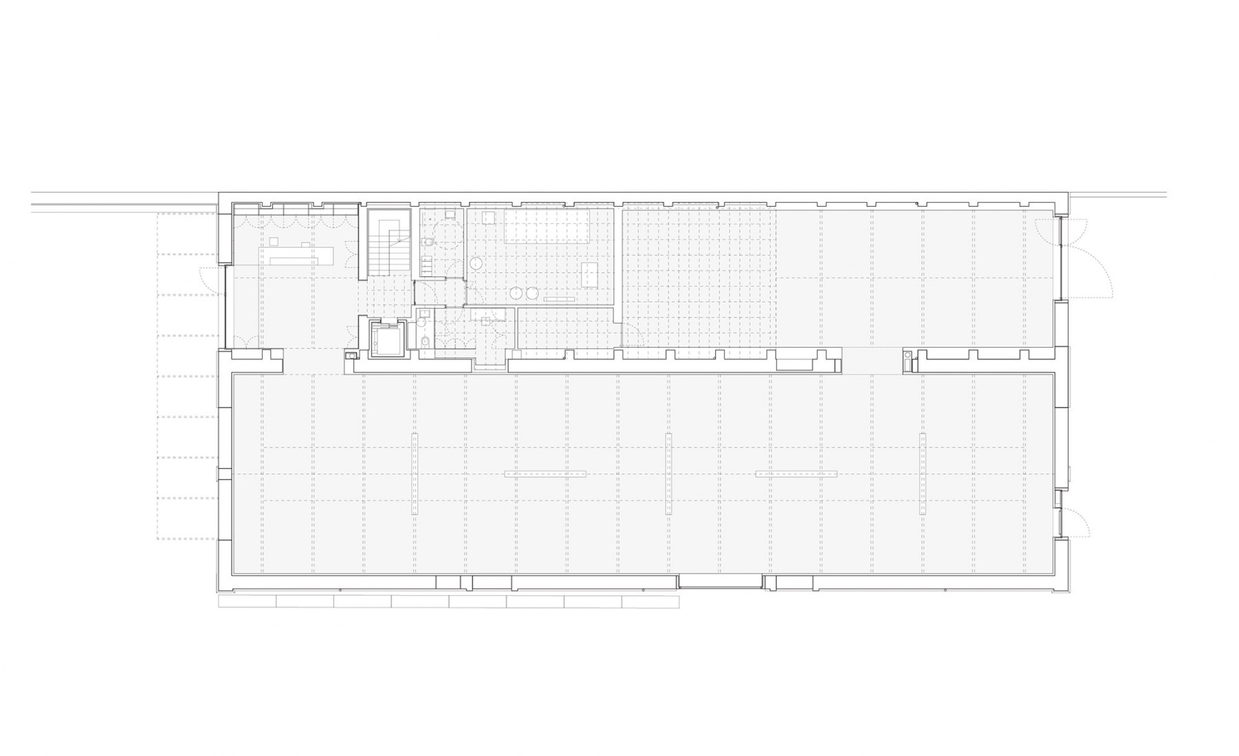 Ground floor plan. Enaire Foundation by GFA2 + Fernández-Abascal and Muruzábal.