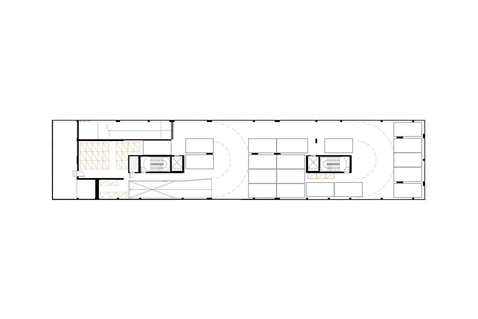 Planta subsuelo. Casamirador Savassi por Gisele Borges Arquitetura