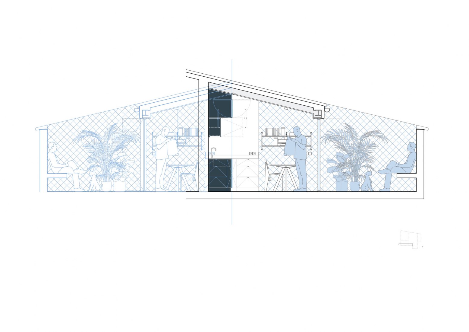Sección 1. Beach House por Gon Architects