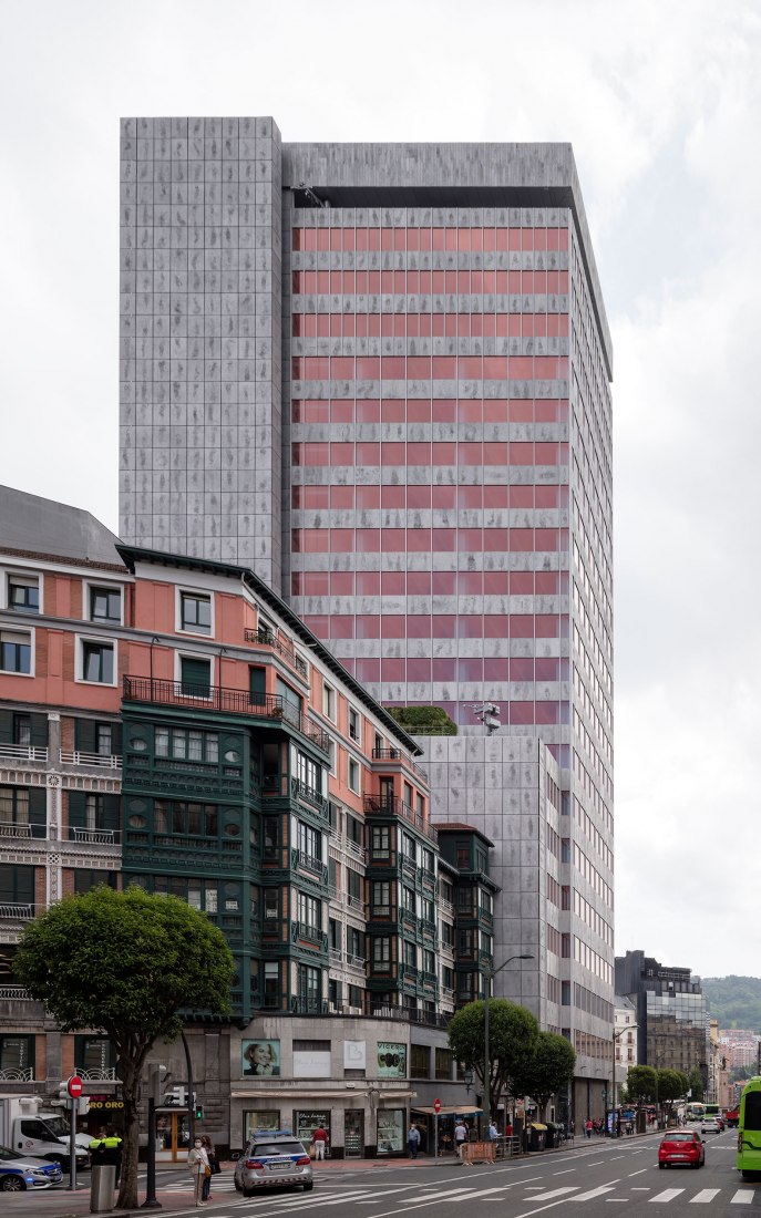Reforma de la Torre Bizkaia por Gonzalo Carro. Fotografía por Aitor Ortiz.