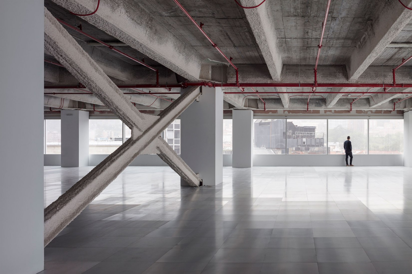 Reforma de la Torre Bizkaia por Gonzalo Carro. Fotografía por Aitor Ortiz.
