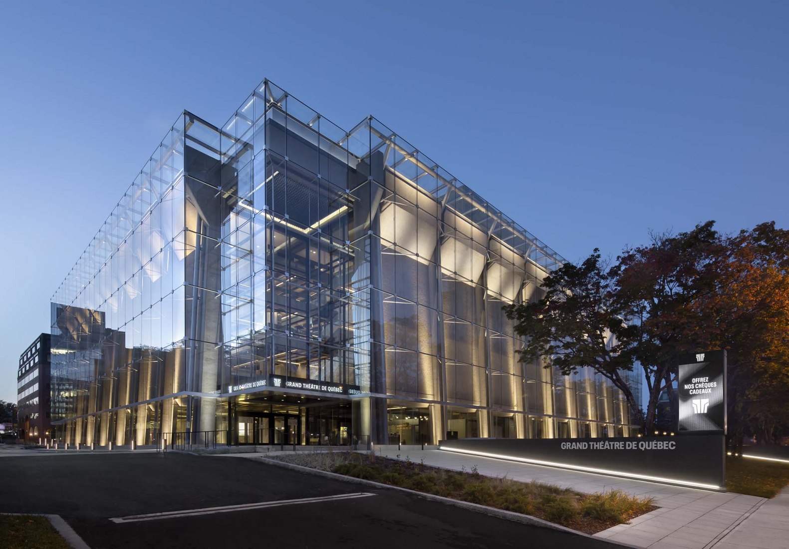 Grand Théâtre of Québec by Lemay and Atelier 21. Photograph by Stephane Groleau.