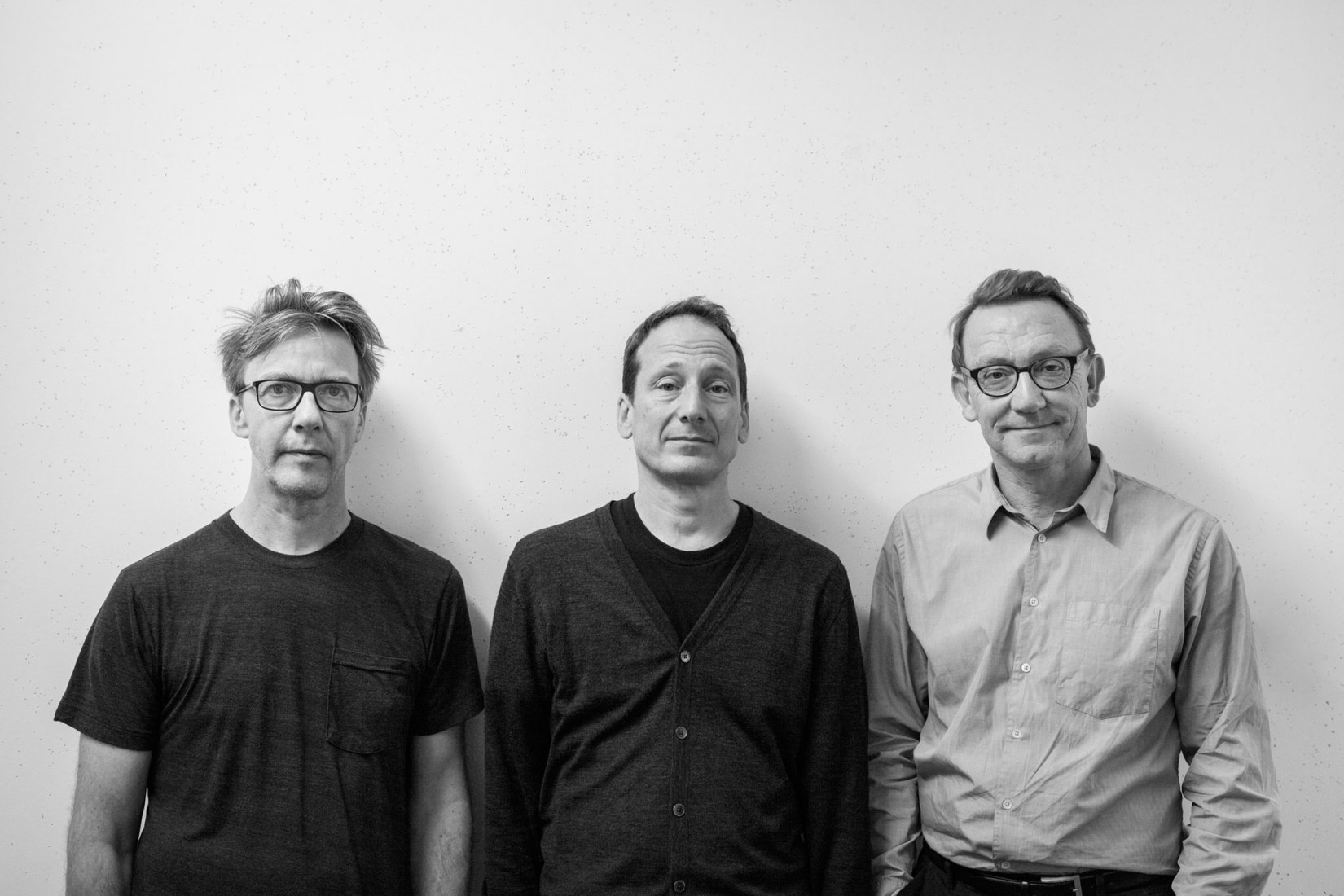 Caruso St John and Marcus Taylor, curators of the 2018 British Pavilion. Photography by Lucia Scerancova. Image courtesy of the British Council