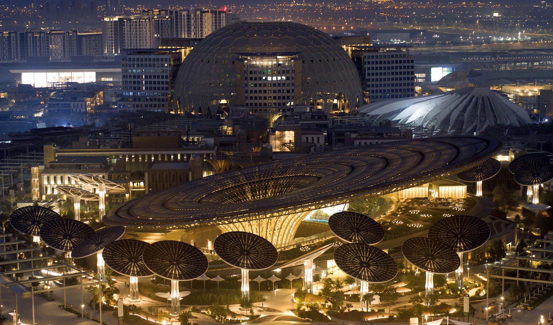 Pabellón de la Sostenibilidad para la Expo de Dubai 2020 por Grimshaw Architects. Fotografía cortesía de Expo Dubai 2020.