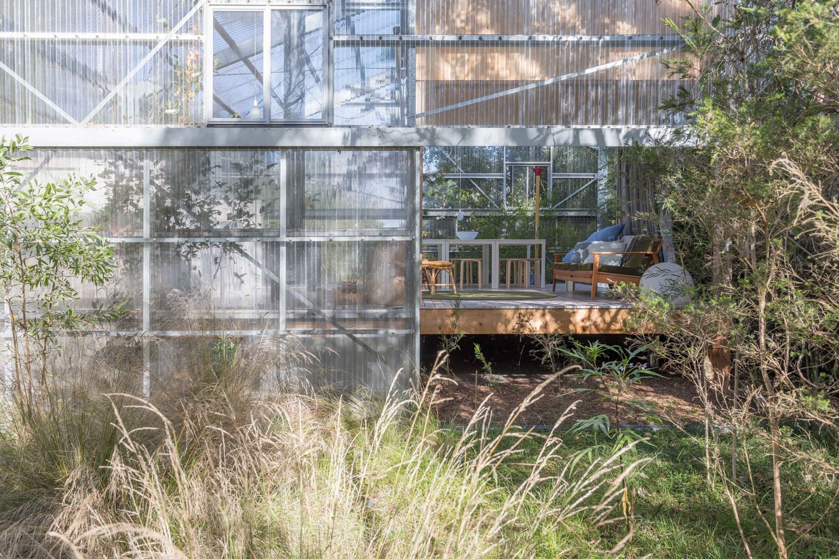 Ground (Casa Jardín), 2018 - Westernport, Victoria, Australia. Comisarios por Linda Tegg y Baracco + Wright Architects, con David Fox. Fotografía de © Linda Tegg