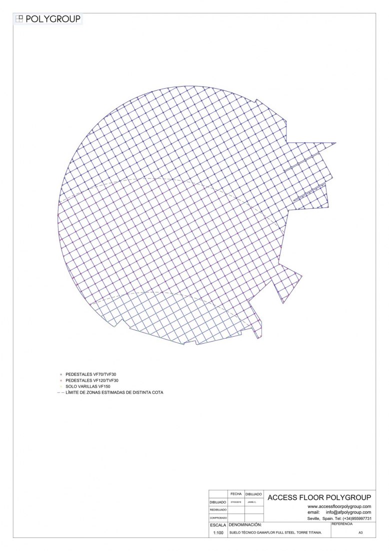 Layout plan. Tower Azca by Grupo GUBIA