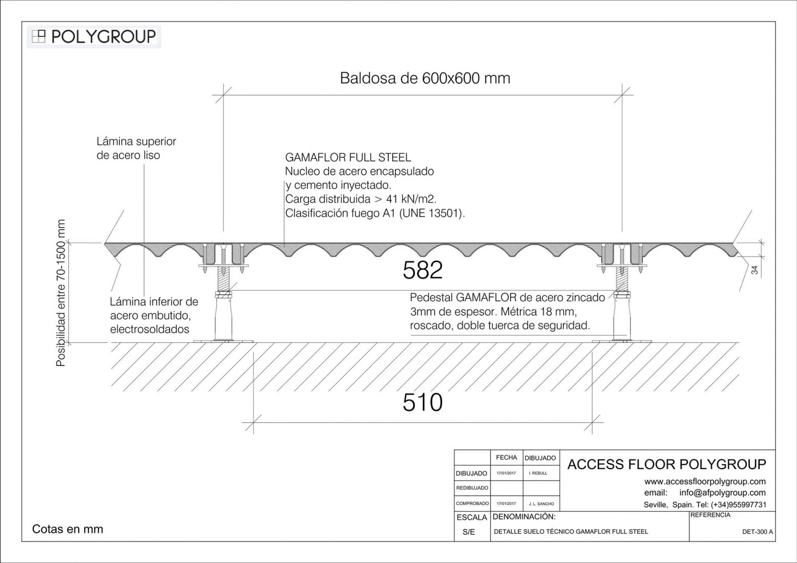 Floor detail. Tower Azca by Grupo GUBIA