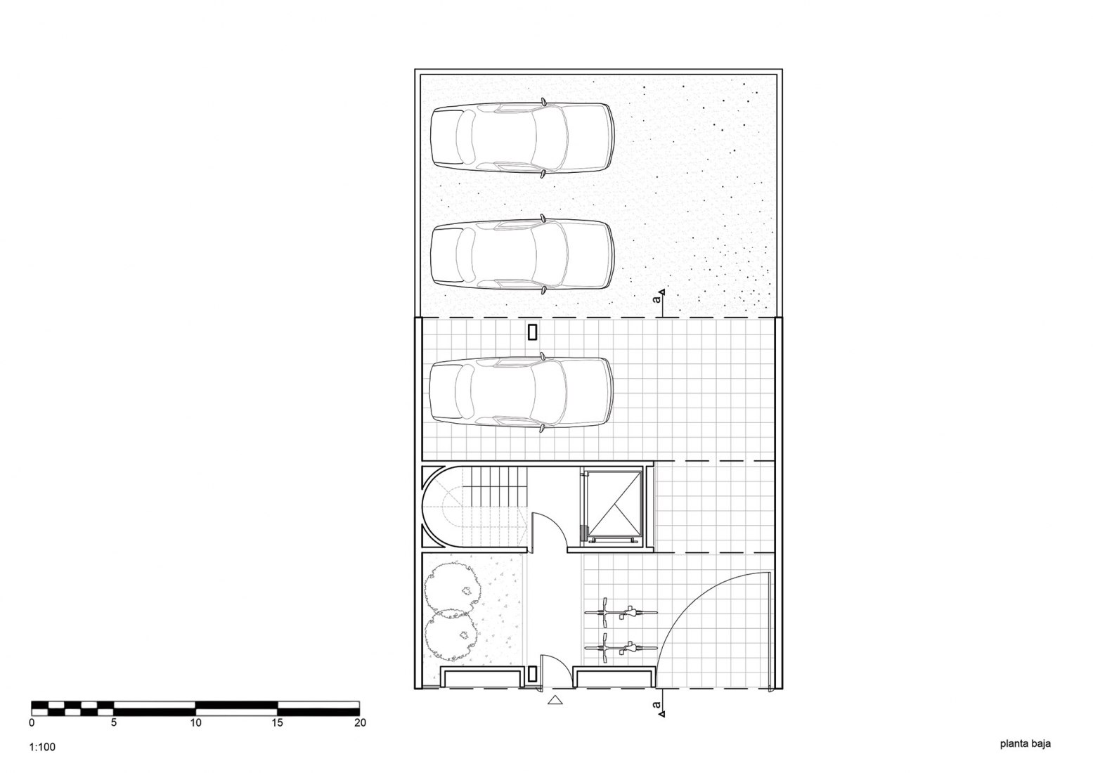Planta baja. Edificio MAYO por Guadagna arquitectos.