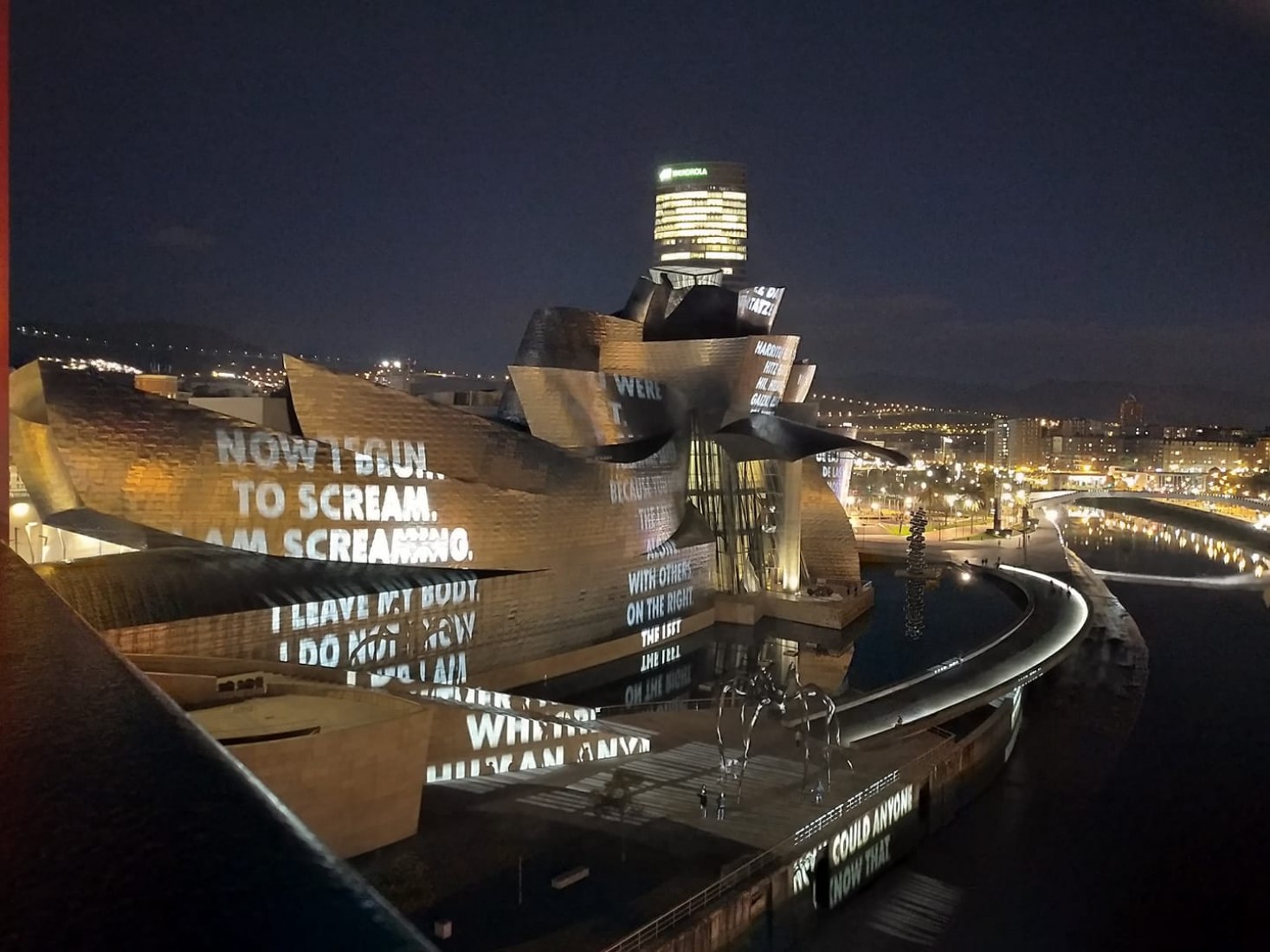 The indescribable, an exhibition by Jenny Holzer, lights up