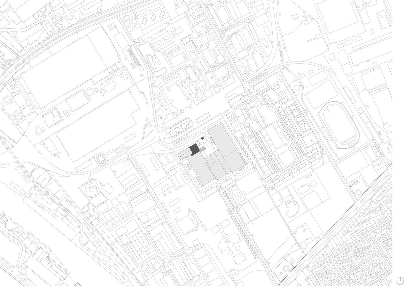 Plano de situación, escala local. The Mill por GutGut