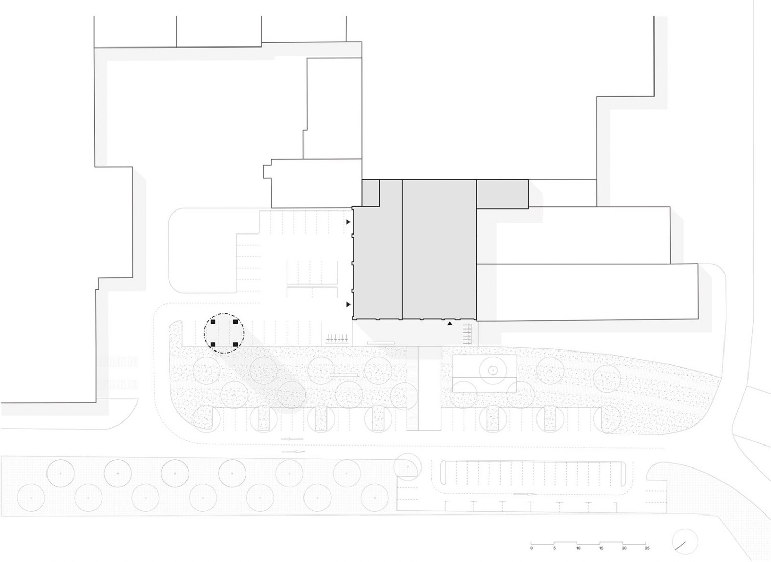 Plano de situación. The Mill por GutGut