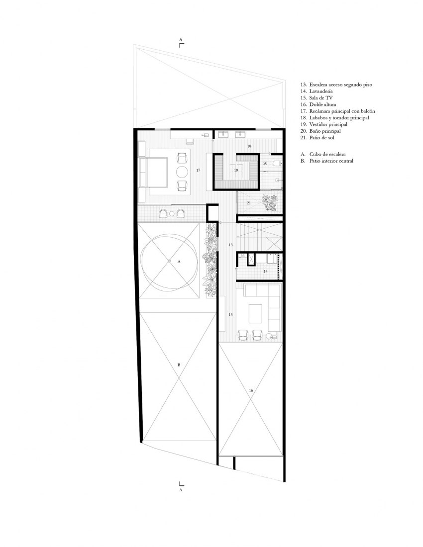 Third floor plan. Hadas by REIMS 502. Design by Eduardo Reims.