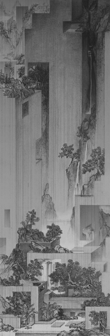 Winner of the Hand-Drawn Category. "The Spirit of Mountain" by Weicheng Ye.