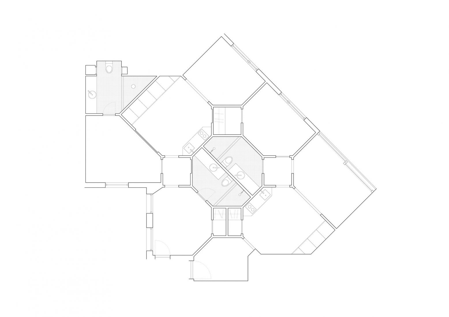 Floor plan. Gracia House by HANGHAR. 