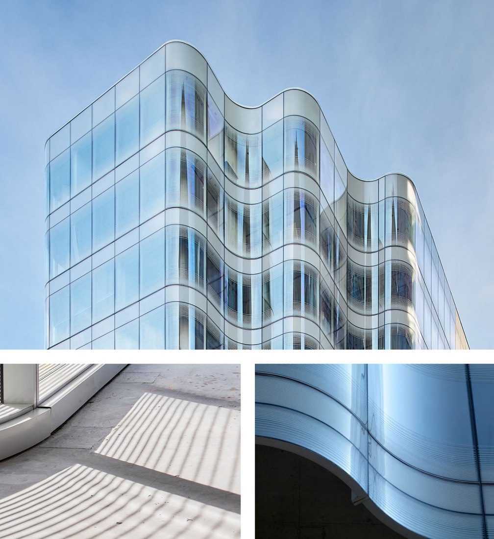 Detalle de vidrio curvo. 7 St. Thomas por Hariri Pontarini Architects. Fotografía © doublespace photography