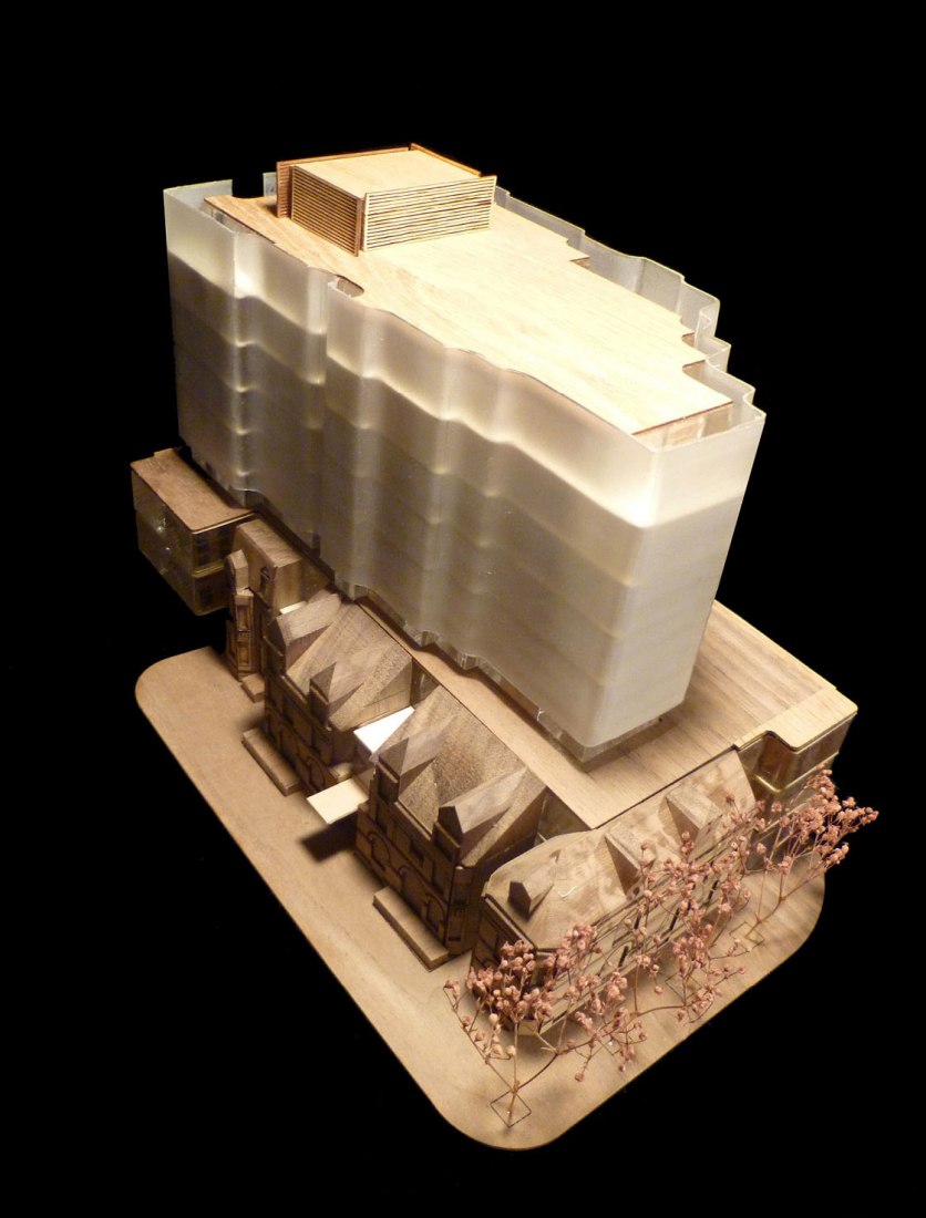 Maqueta. 7 St. Thomas por Hariri Pontarini Architects. Photograph © doublespace photography