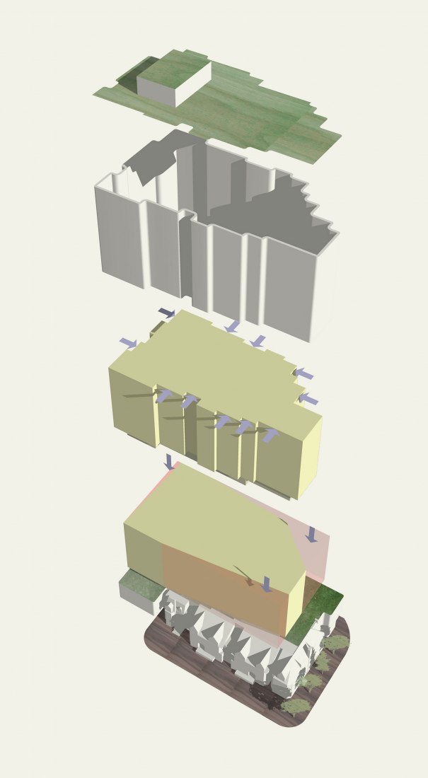 Diagrama. 7 St. Thomas por Hariri Pontarini Architects