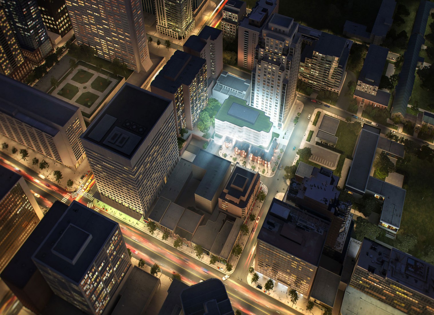 Render. 7 St. Thomas por Hariri Pontarini Architects