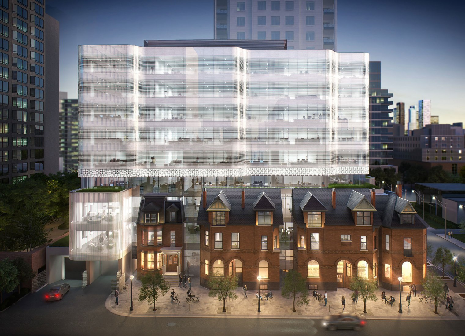 Render. 7 St. Thomas por Hariri Pontarini Architects