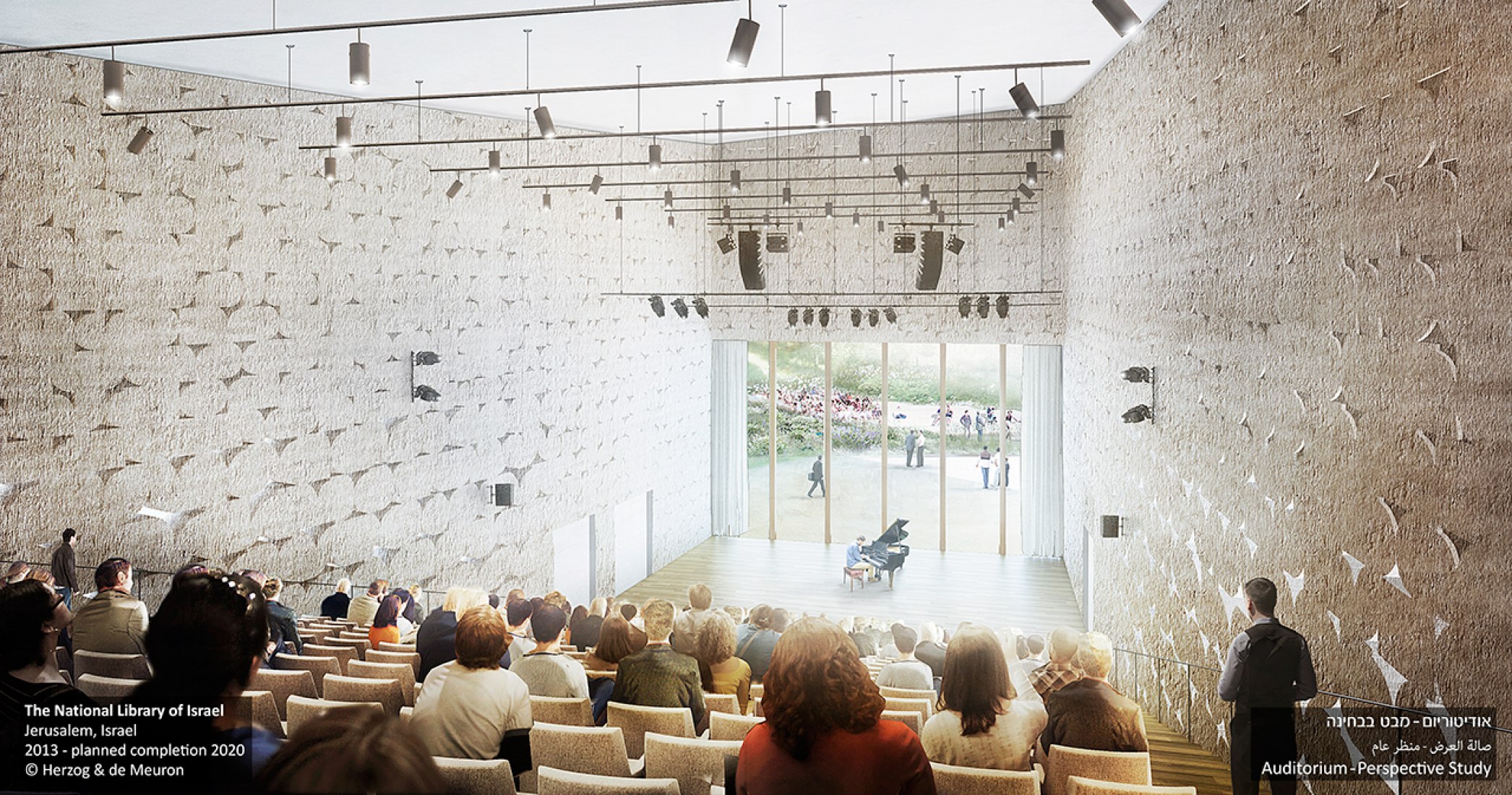 Cornerstone Ceremony for the National Library of Israel by Herzog & de ...