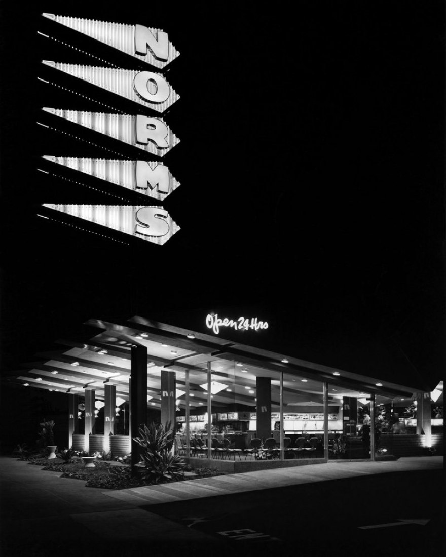 Norm's Restaurant on La Cienega. Photograph by Jack Laxer 
