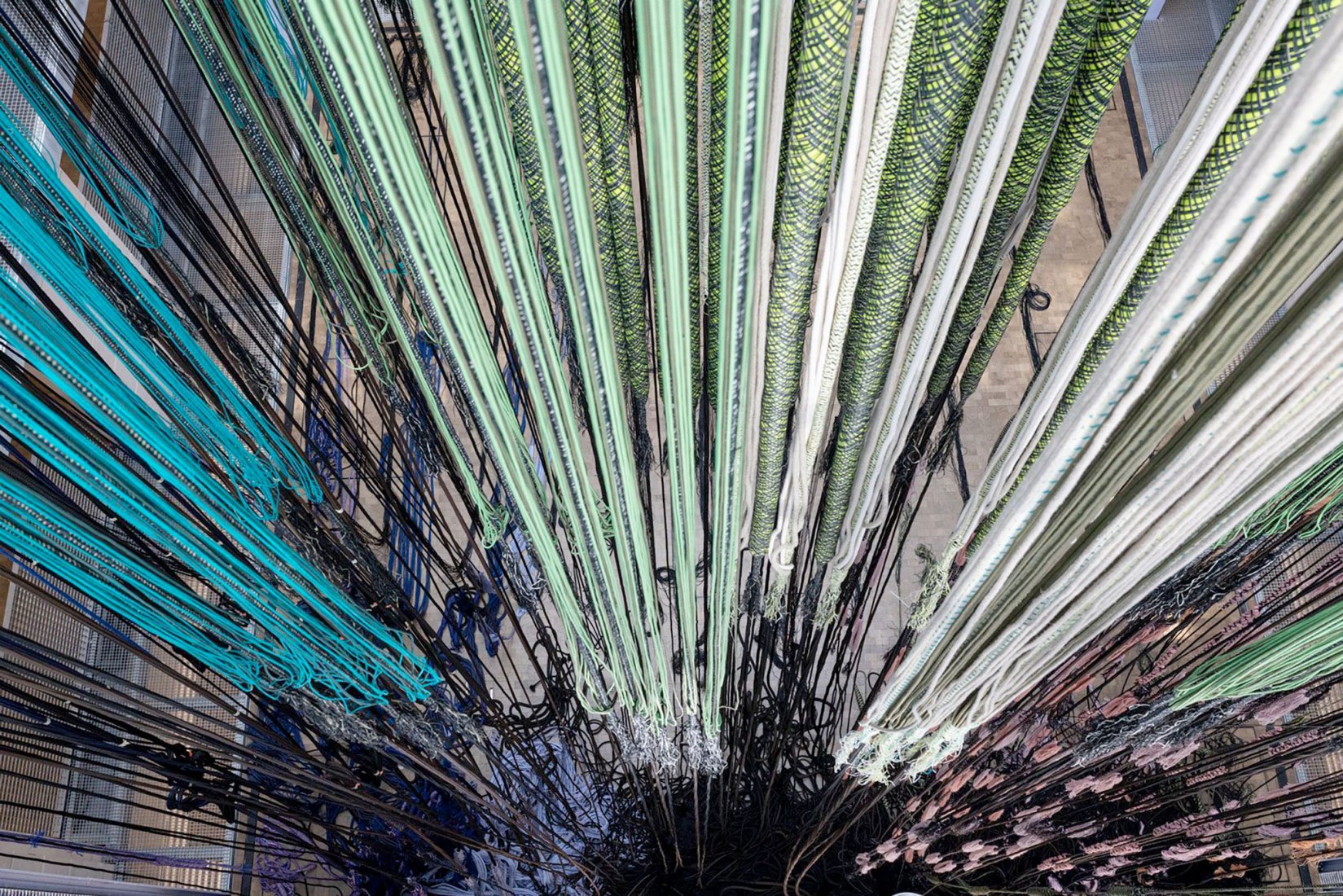 Hella Jongerius, research for the Seamless Loom. Photograph by Roel van Tour