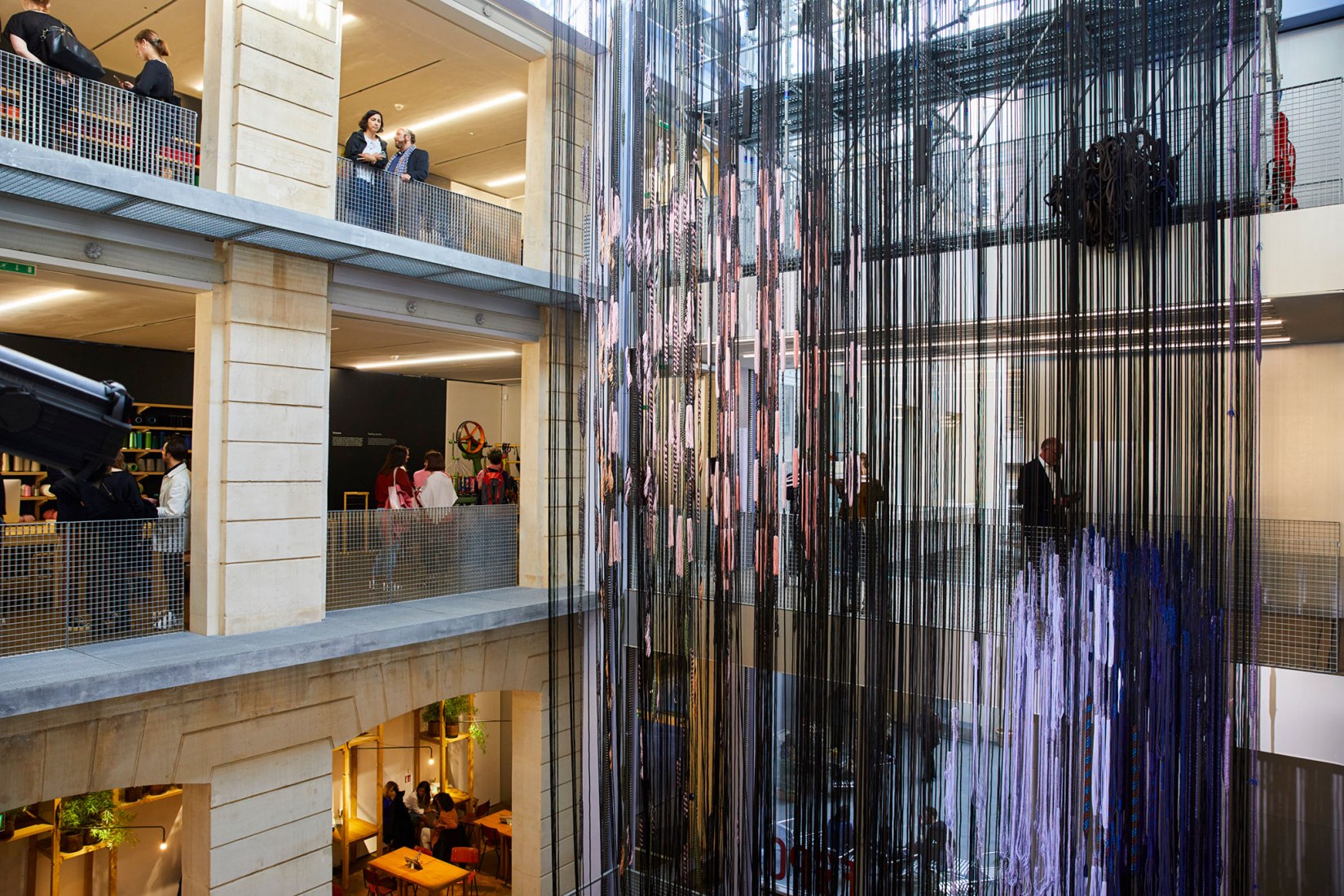 Hella Jongerius, research for the Seamless Loom. Photograph by Roel van Tour