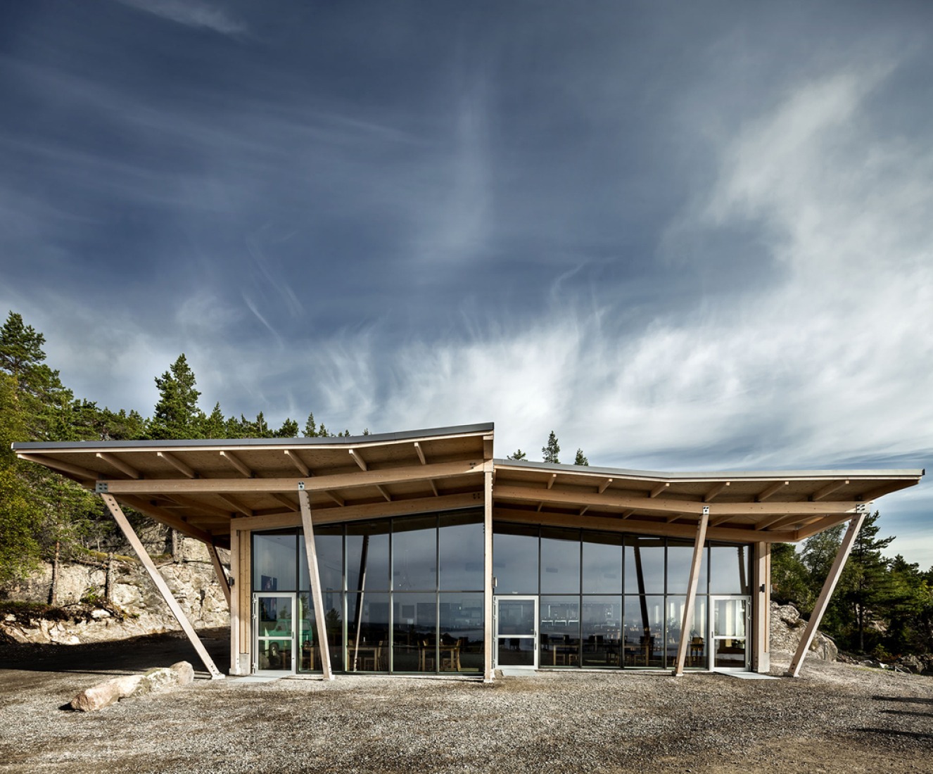 Exterior view. Restaurant Hemsö by Sverker Cajmatz, Sweco Architects. Photography © Tim Meier