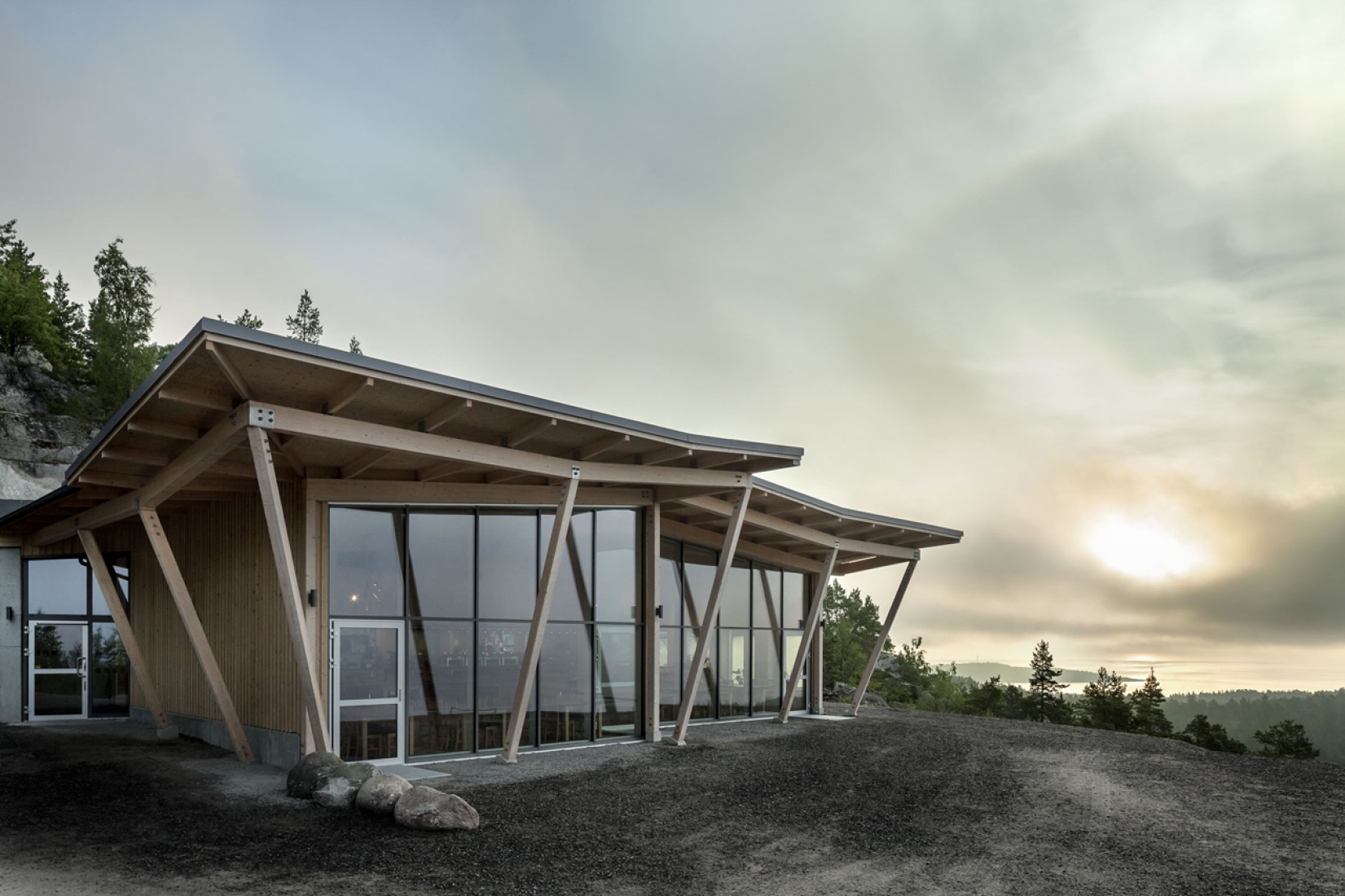 Exterior view. Restaurant Hemsö by Sverker Cajmatz, Sweco Architects. Photography © Tim Meier