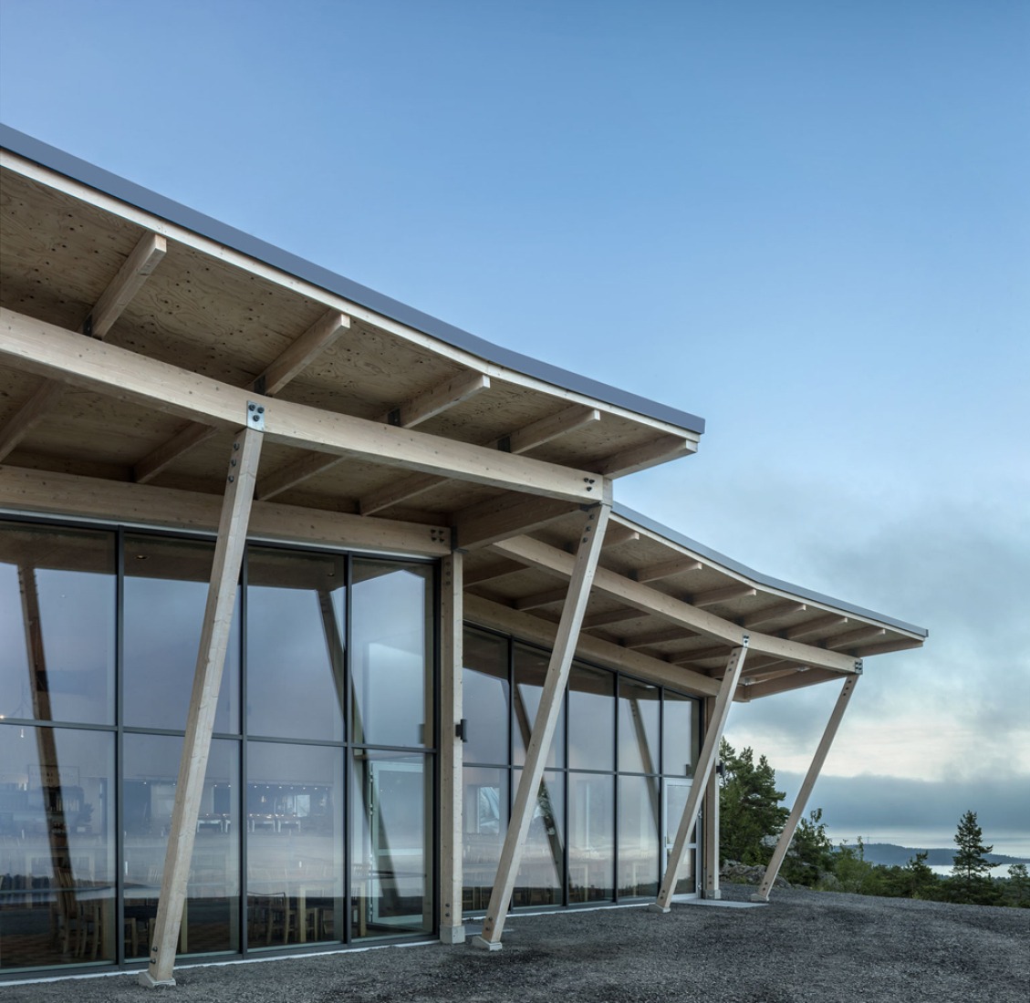 Exterior view. Restaurant Hemsö by Sverker Cajmatz, Sweco Architects. Photography © Tim Meier