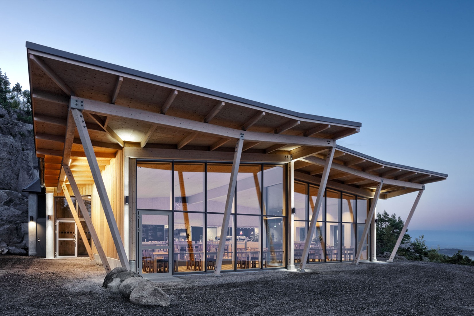 Exterior view. Restaurant Hemsö by Sverker Cajmatz, Sweco Architects. Photography © Tim Meier