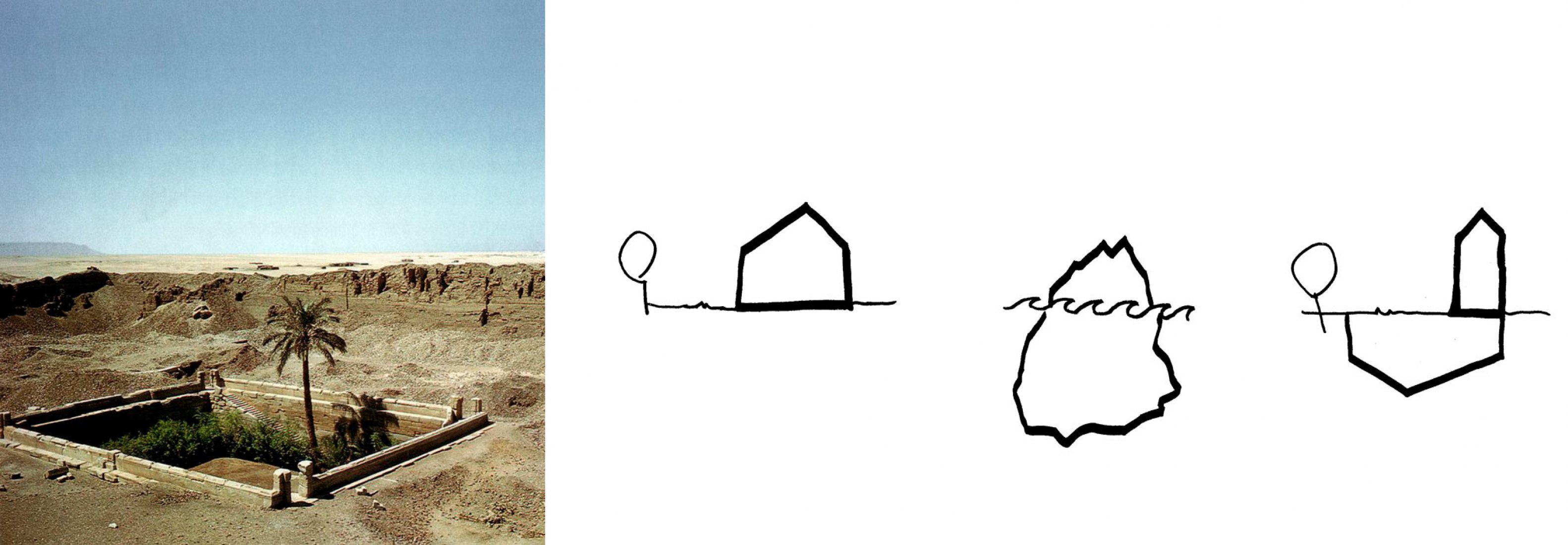 Sketch. Hercule, single-family house by 2001.